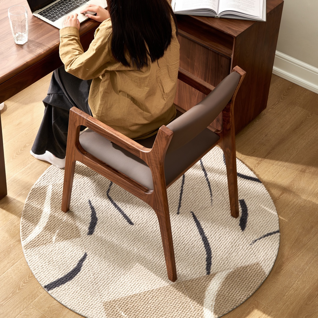 Kaede armchair and desk, morning light