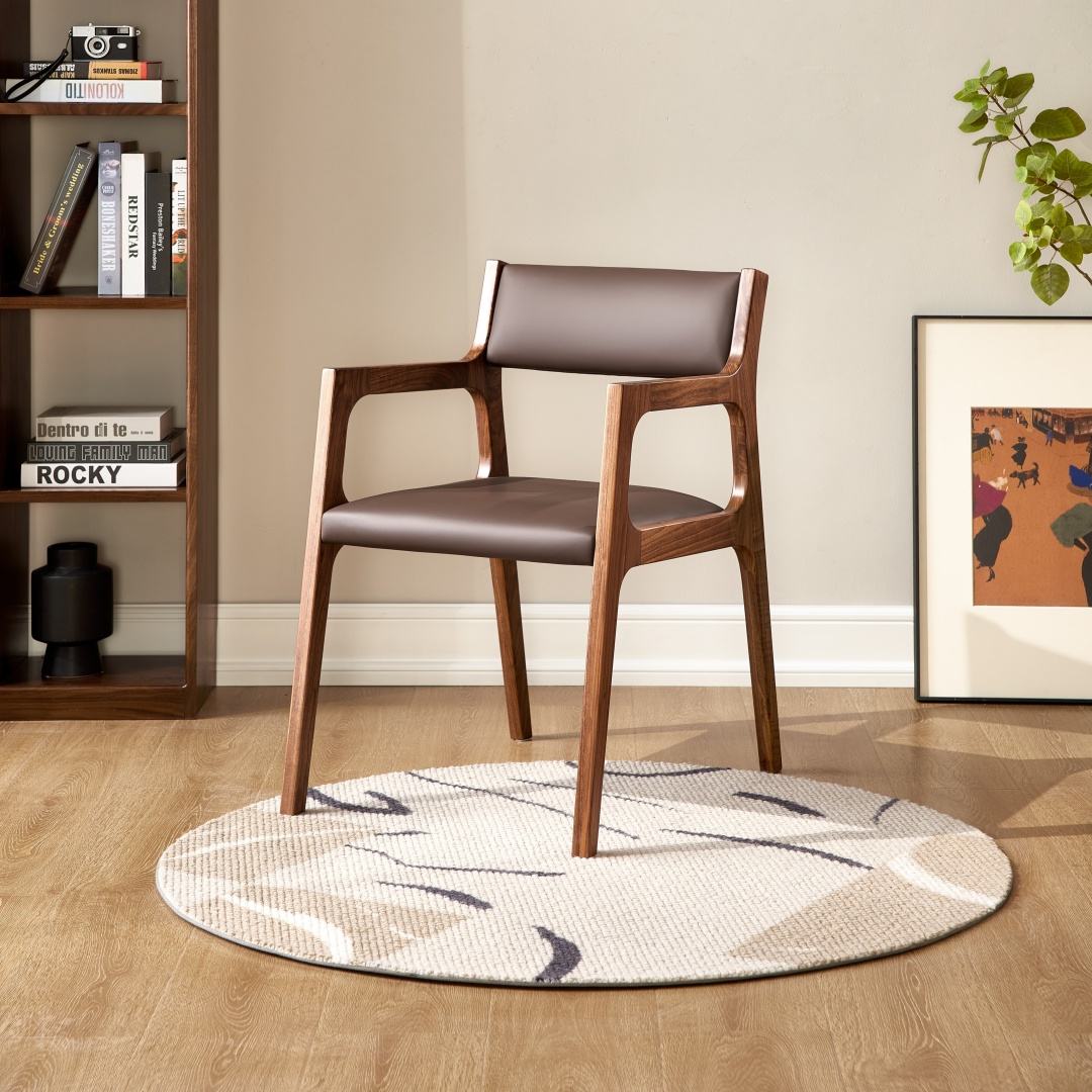 Kaede Lounge Armchair — Armchairs in solid American black walnut
