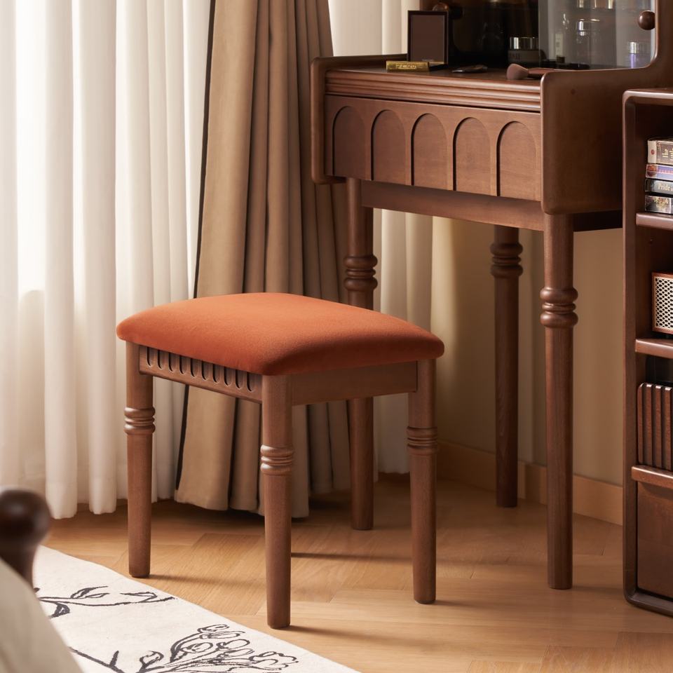 Tsumugi Stool — Stools in solid American black walnut