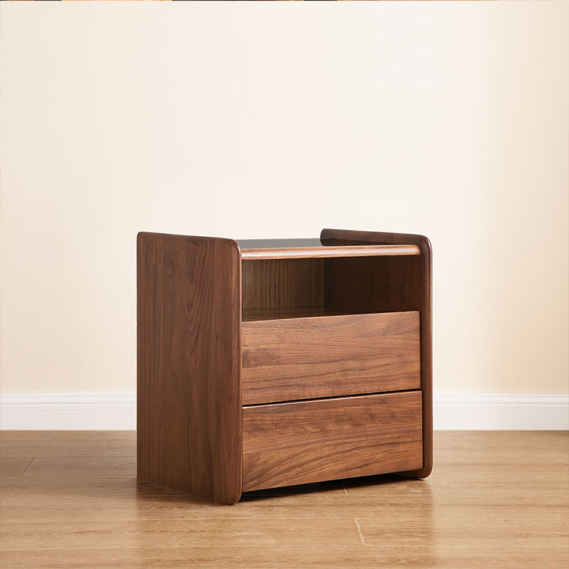 Walnich Cove Walnut Nightstand — view 6