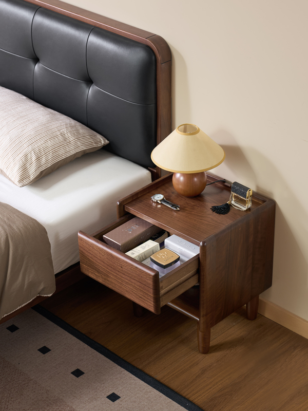 Walnich Mid-Century Modern Bedside Table — view 2