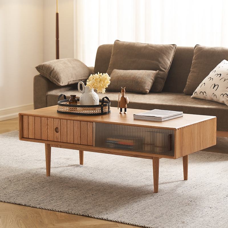 Walnich Oak Wood Coffee & Tea Table — Coffee Tables in solid American black walnut