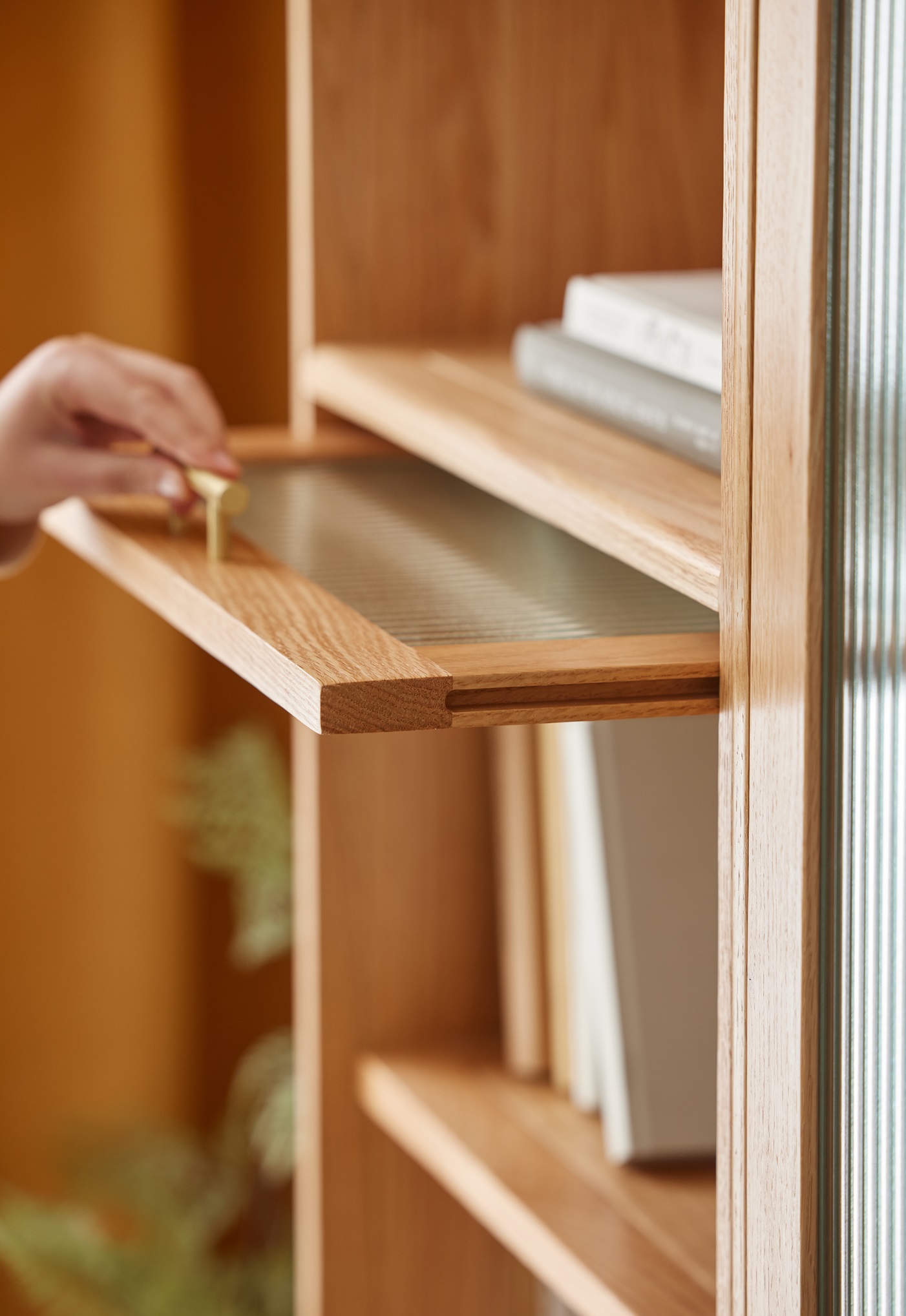 Walnich Storage rack with flip door and drawers — view 3