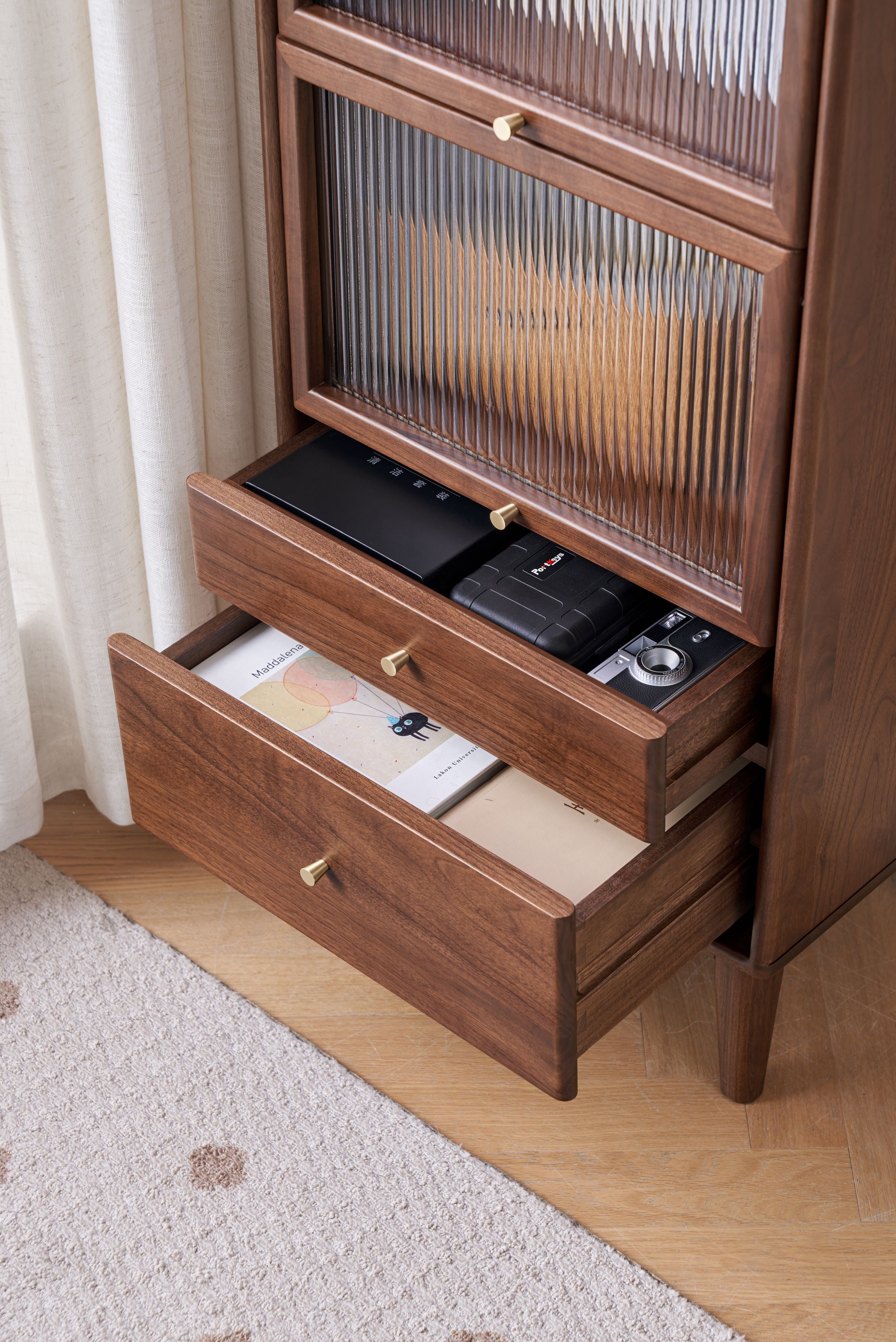 Walnich Black Walnut Dining Side Cabinet — view 2