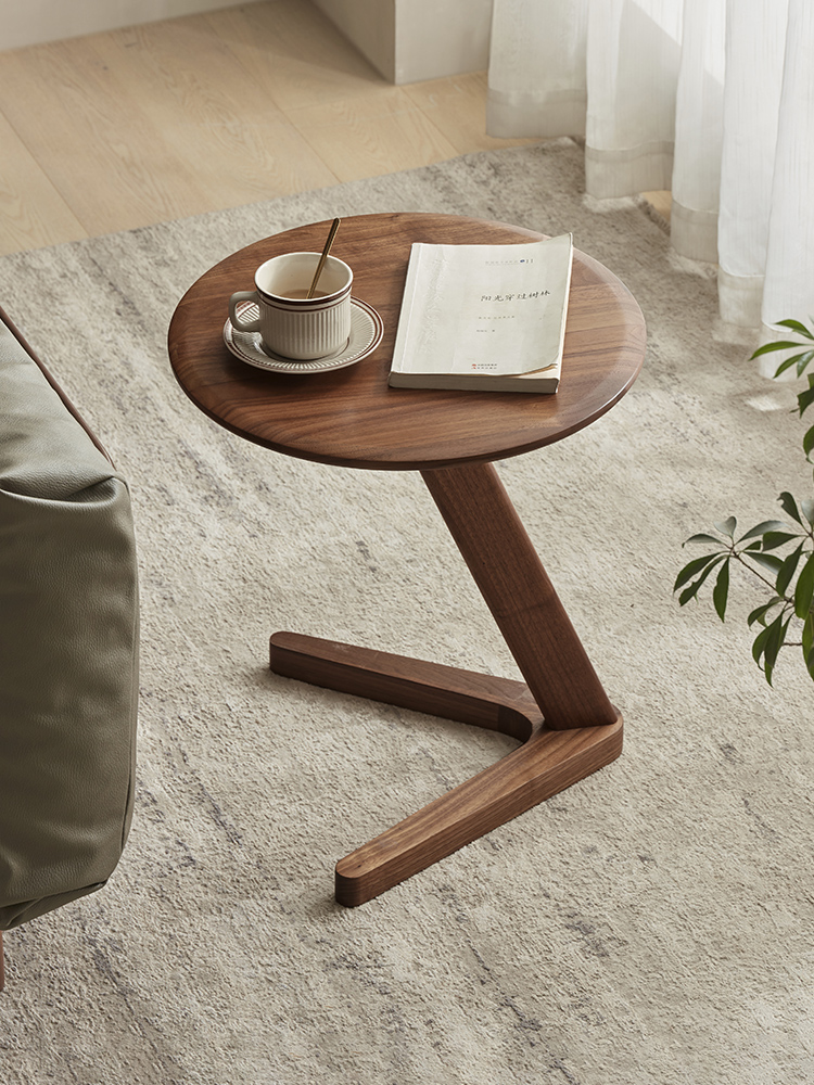 Side Tables in solid walnut