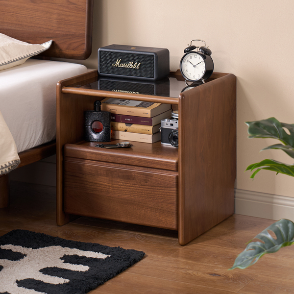 Nightstands in solid walnut