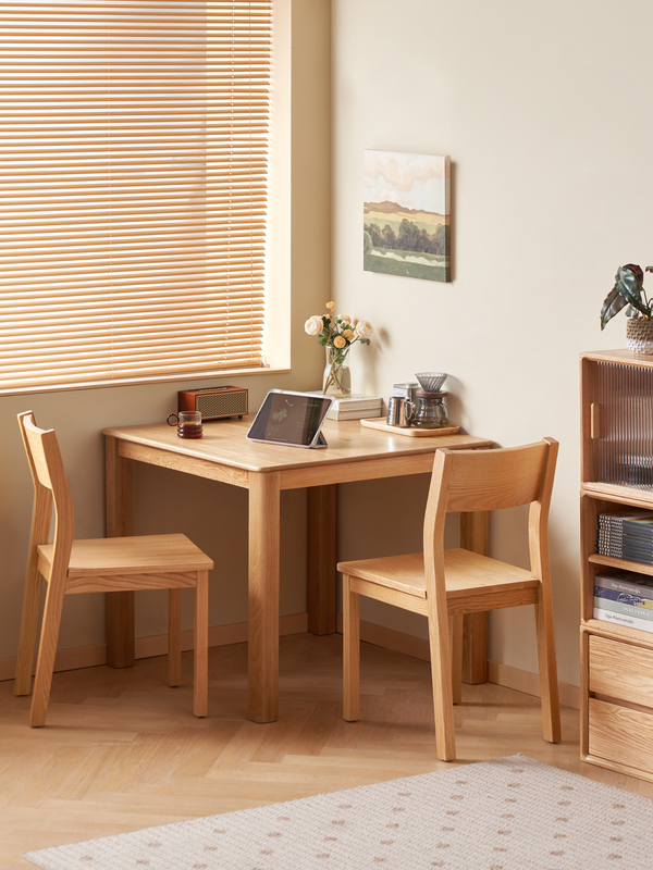 Walnich Compact Walnut Dining Table — view 2