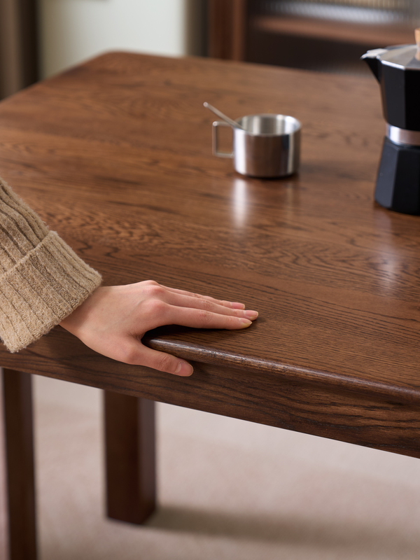 Walnich Compact Walnut Dining Table — view 5