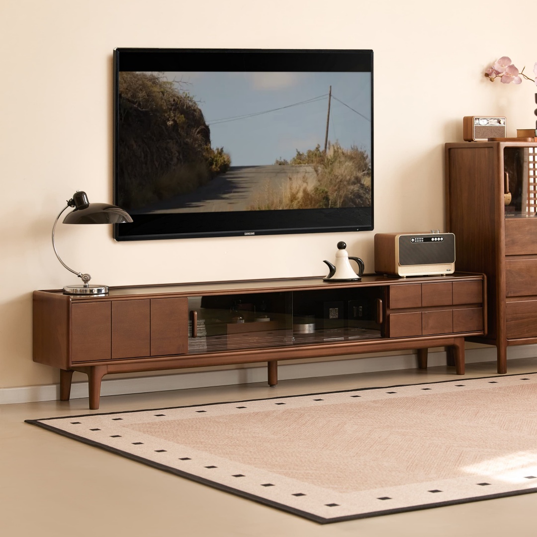 TV Stands in solid walnut