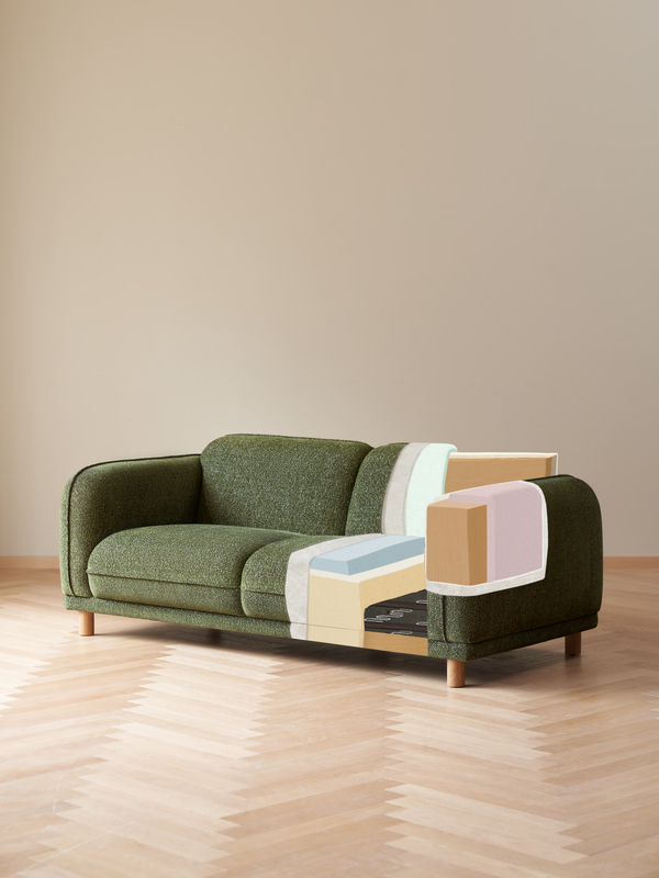 Walnich Fabric Sofa — view 7