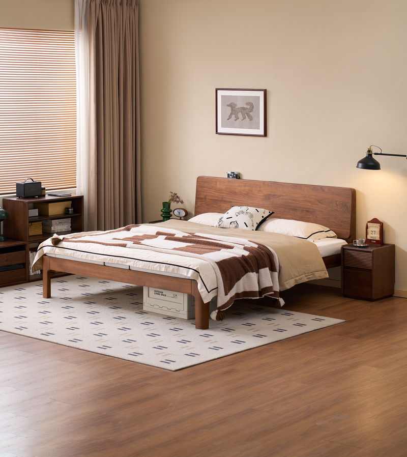 Walnich Arden Bed — Bed in solid American black walnut