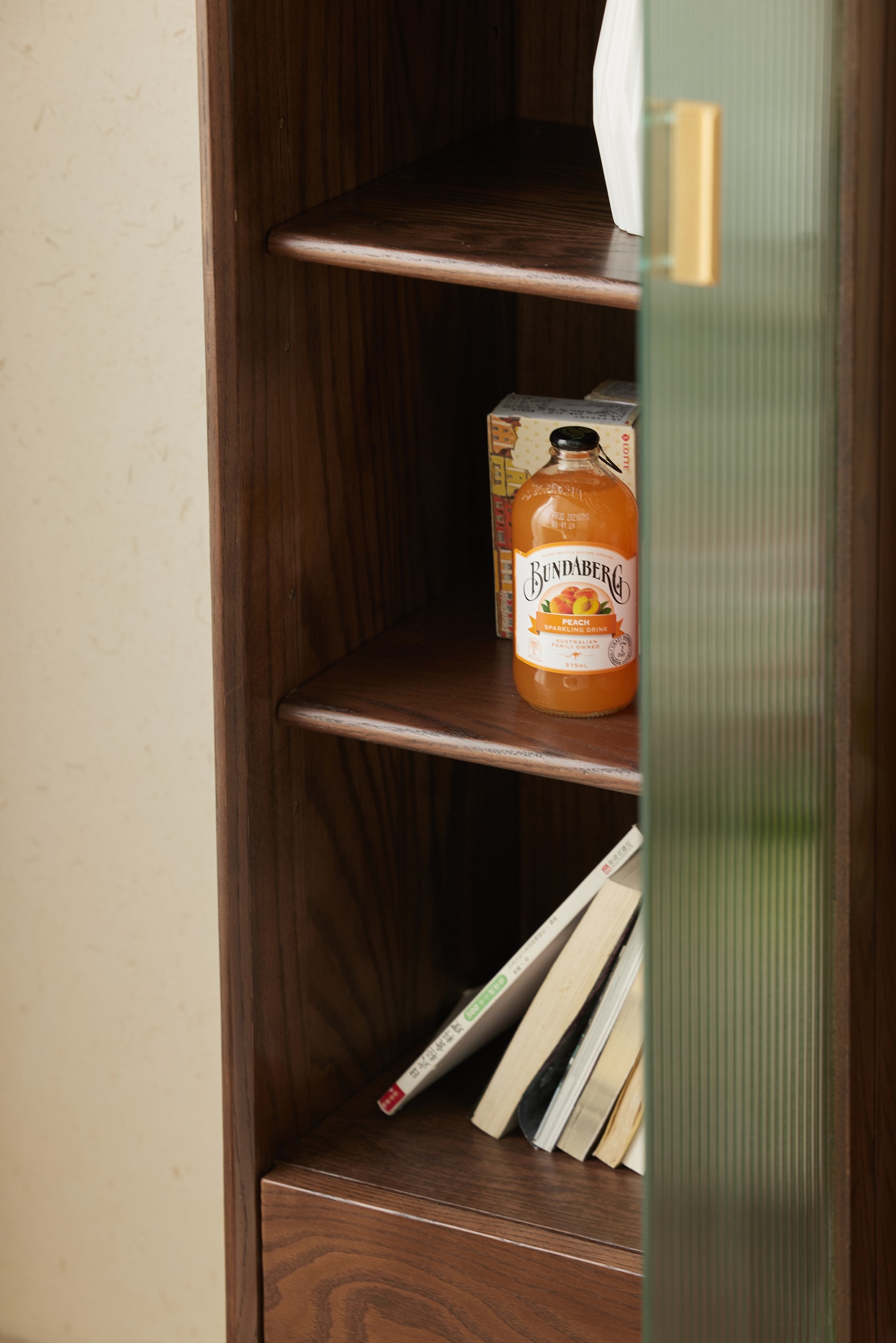 Walnich Modern Solid Oak Coffee Bar Station — view 3