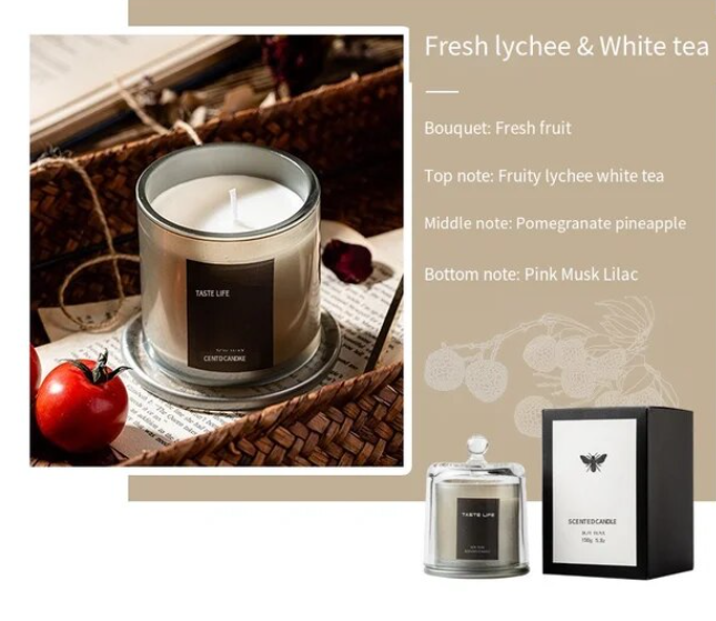 Glass-Covered Scented Candle — view 4